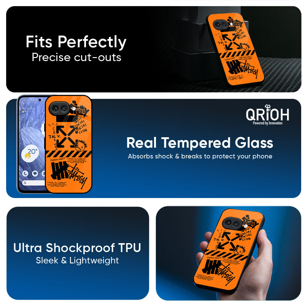 Anti Social Club Glass Case for Google Pixel 10A 5G
