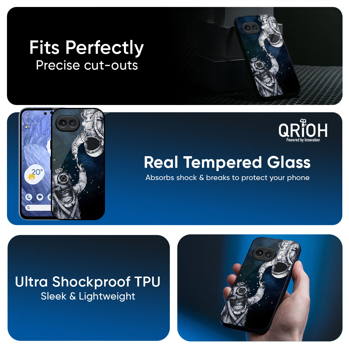 Astro Connect Glass Case for Google Pixel 9A