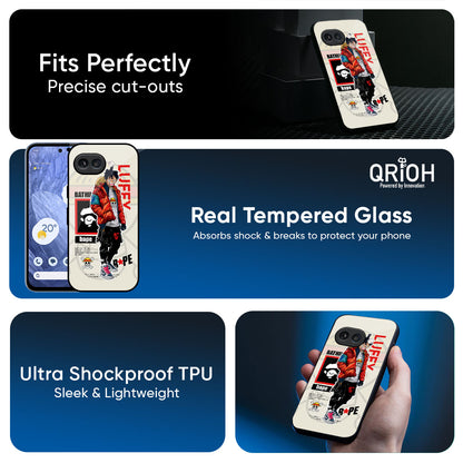 Bape Luffy Glass Case for Google Pixel 9A