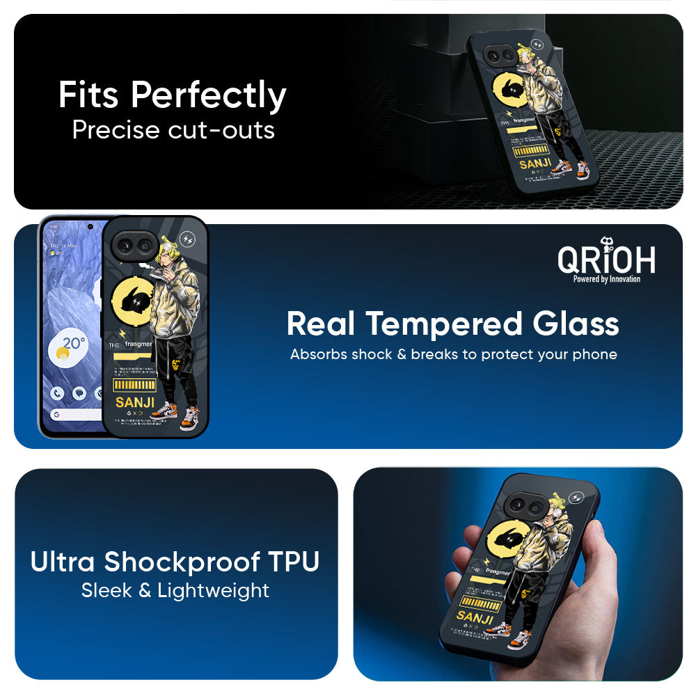 Cool Sanji Glass Case for Google Pixel 10A 5G