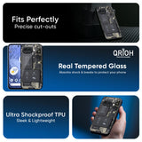 Skeleton Inside Glass Case for Google Pixel 9A