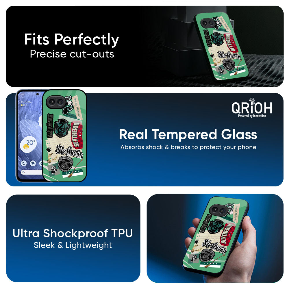 Slytherin Glass Case for Google Pixel 10A 5G