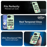 Travel Stamps Glass Case for Google Pixel 10A 5G