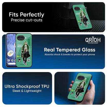 Zoro Bape Glass Case for Google Pixel 9A