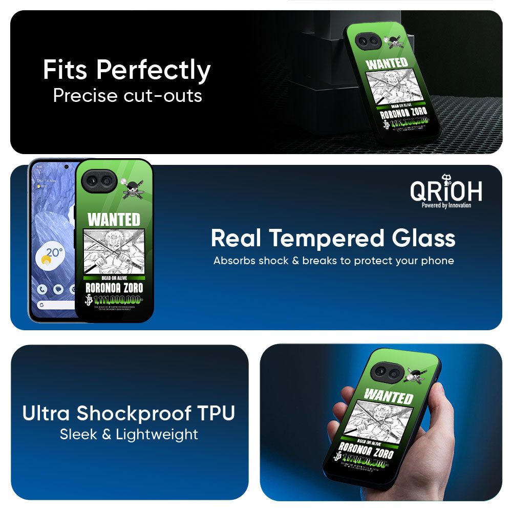 Zoro Wanted Glass Case for Google Pixel 10A 5G