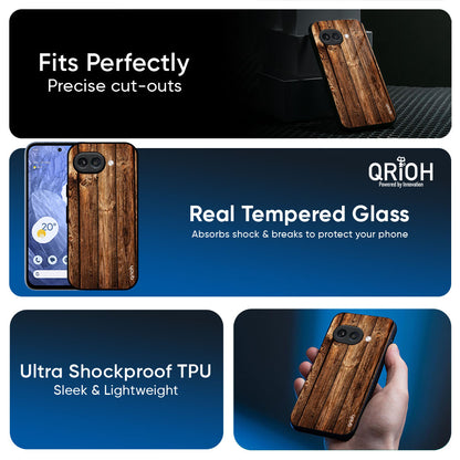 Timber Printed Glass Case for Google Pixel 10A 5G