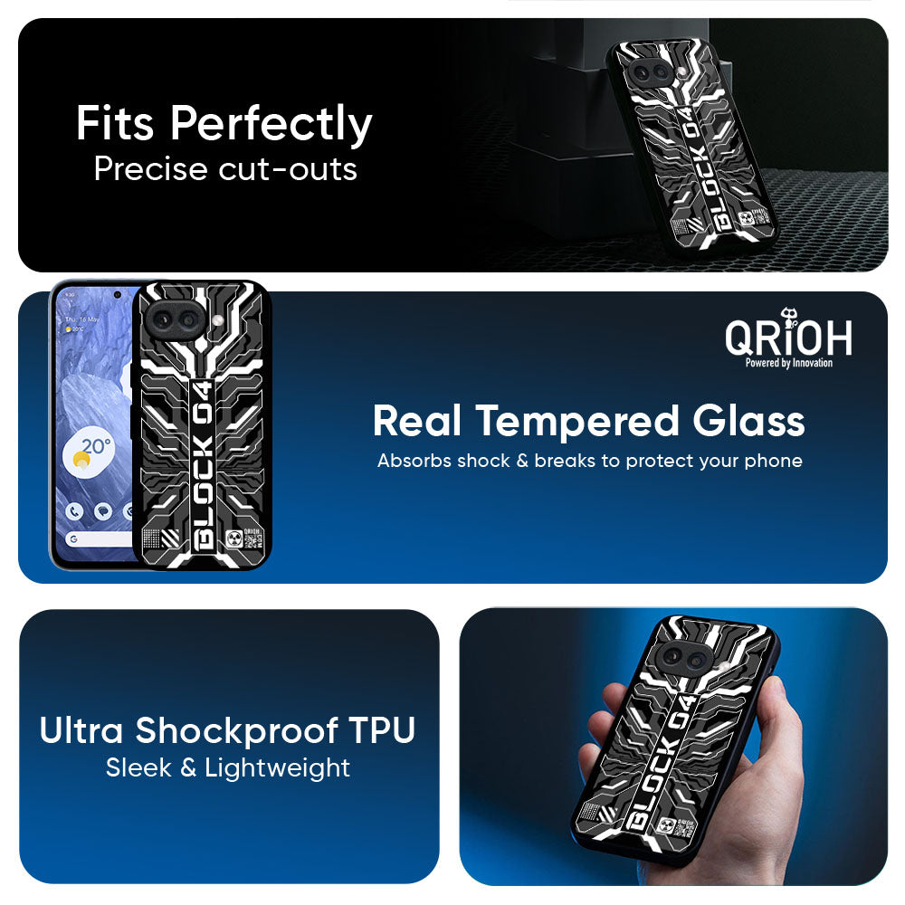 Monochrome Magic Glass Case for Google Pixel 10A 5G