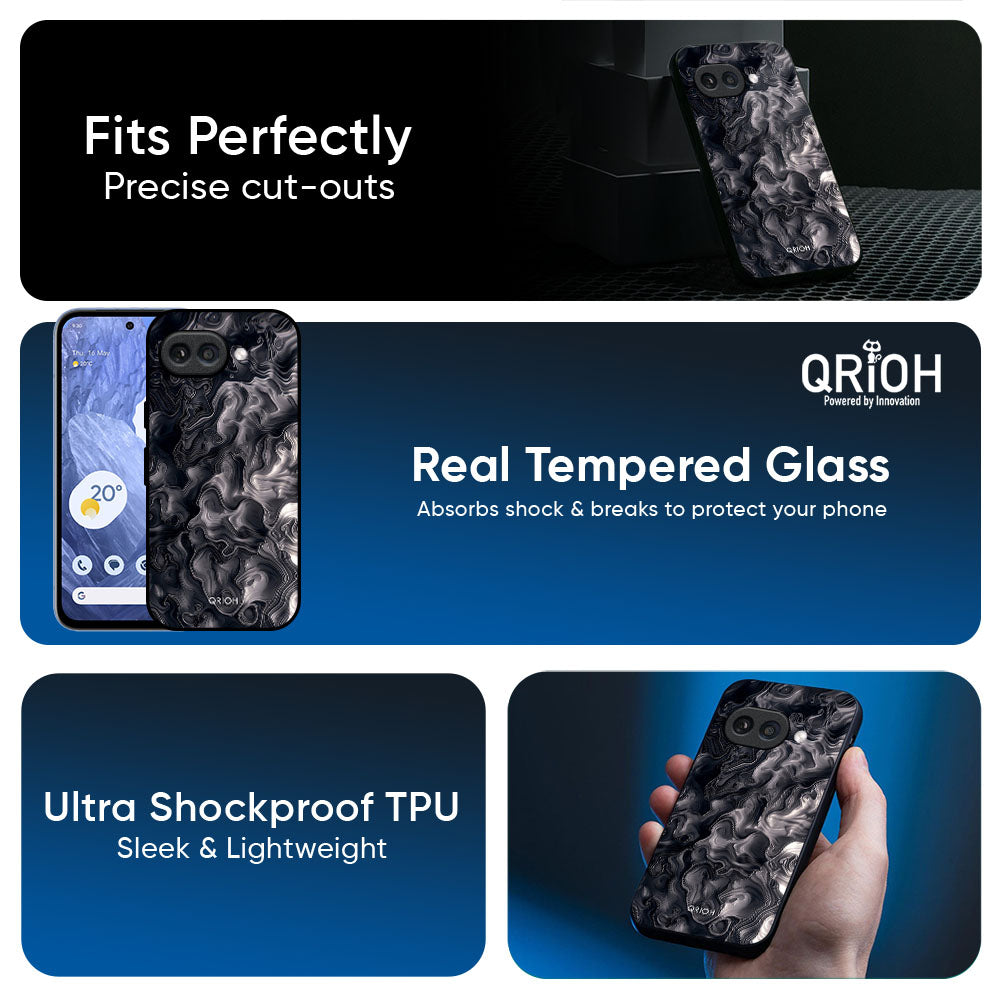 Cryptic Smoke Glass Case for Google Pixel 10A 5G