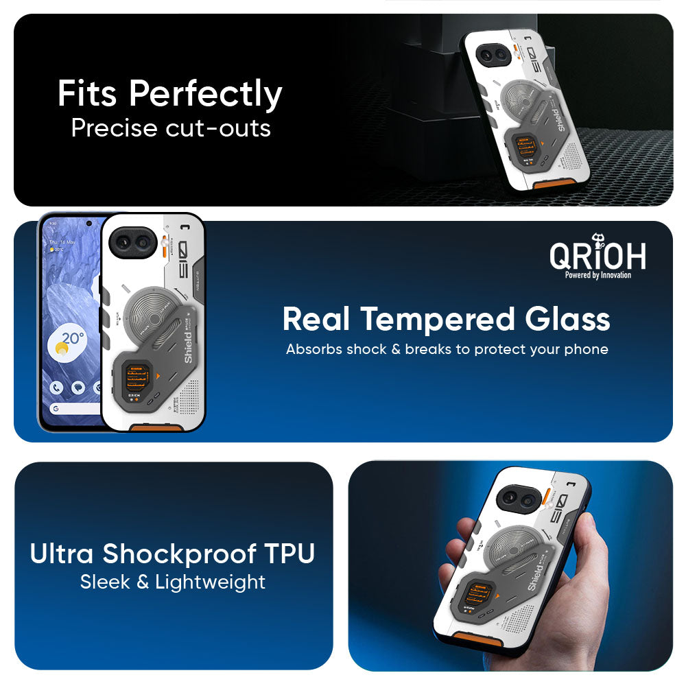 Liberty Cyber Glass Case for Google Pixel 10A 5G