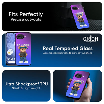 Gangsta Bear Glass Case for Google Pixel 10A 5G