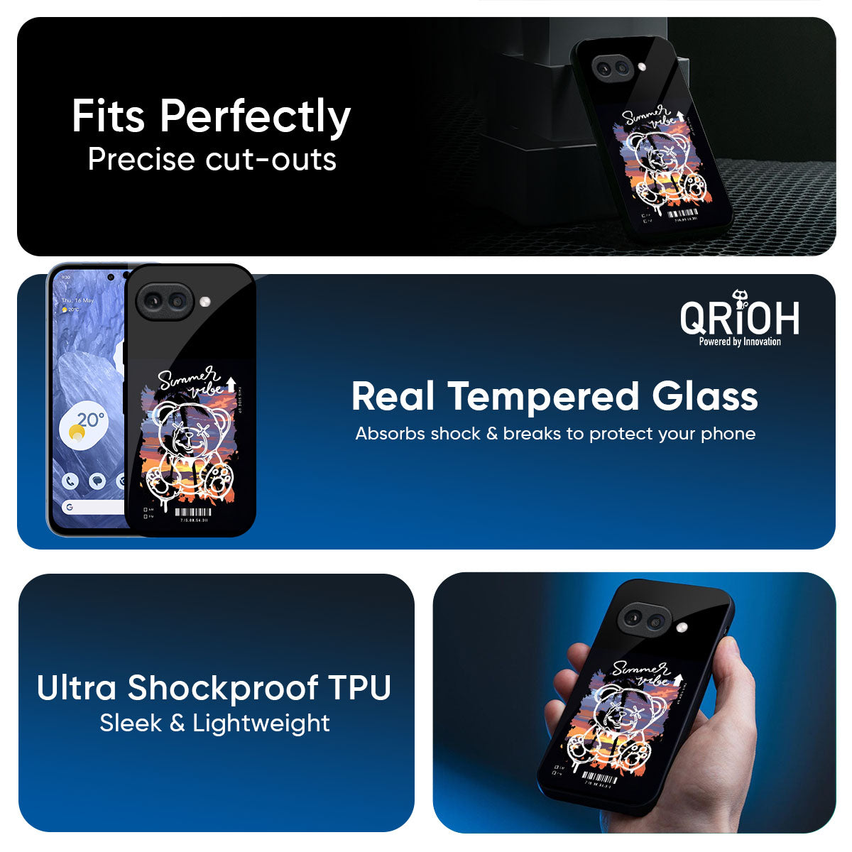Summer Vibe Glass Case for Google Pixel 9A