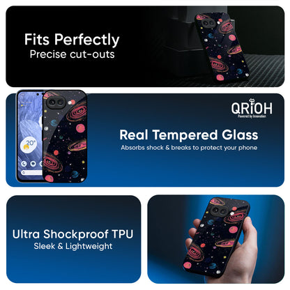 Galaxy In Dream Glass Case For Google Pixel 9A