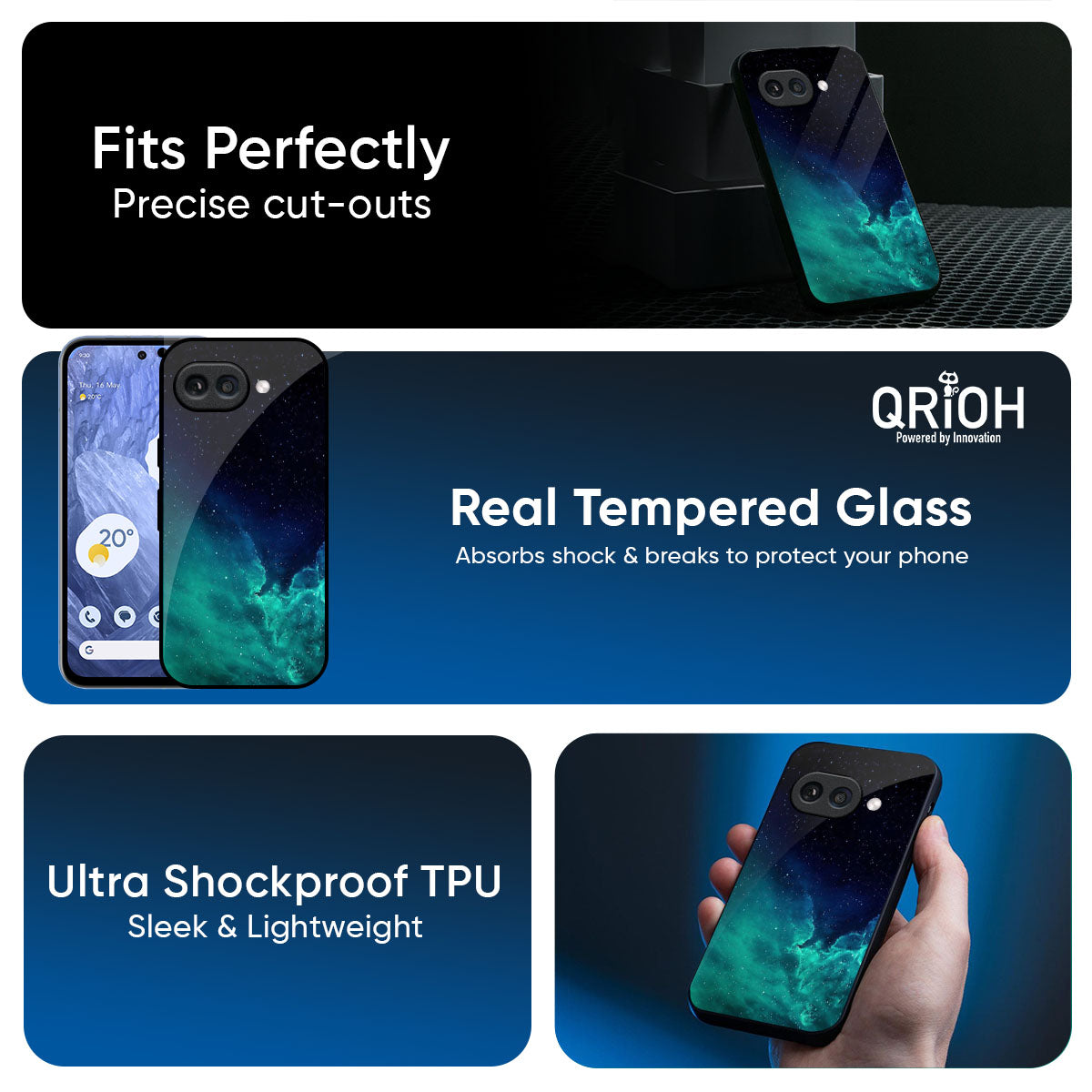 Winter Sky Zone Glass Case For Google Pixel 9A