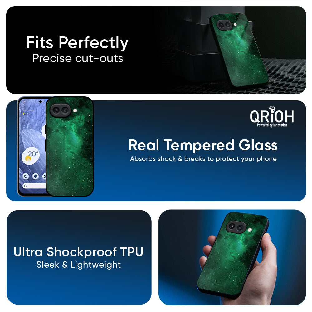 Emerald Firefly Glass Case For Google Pixel 10A 5G
