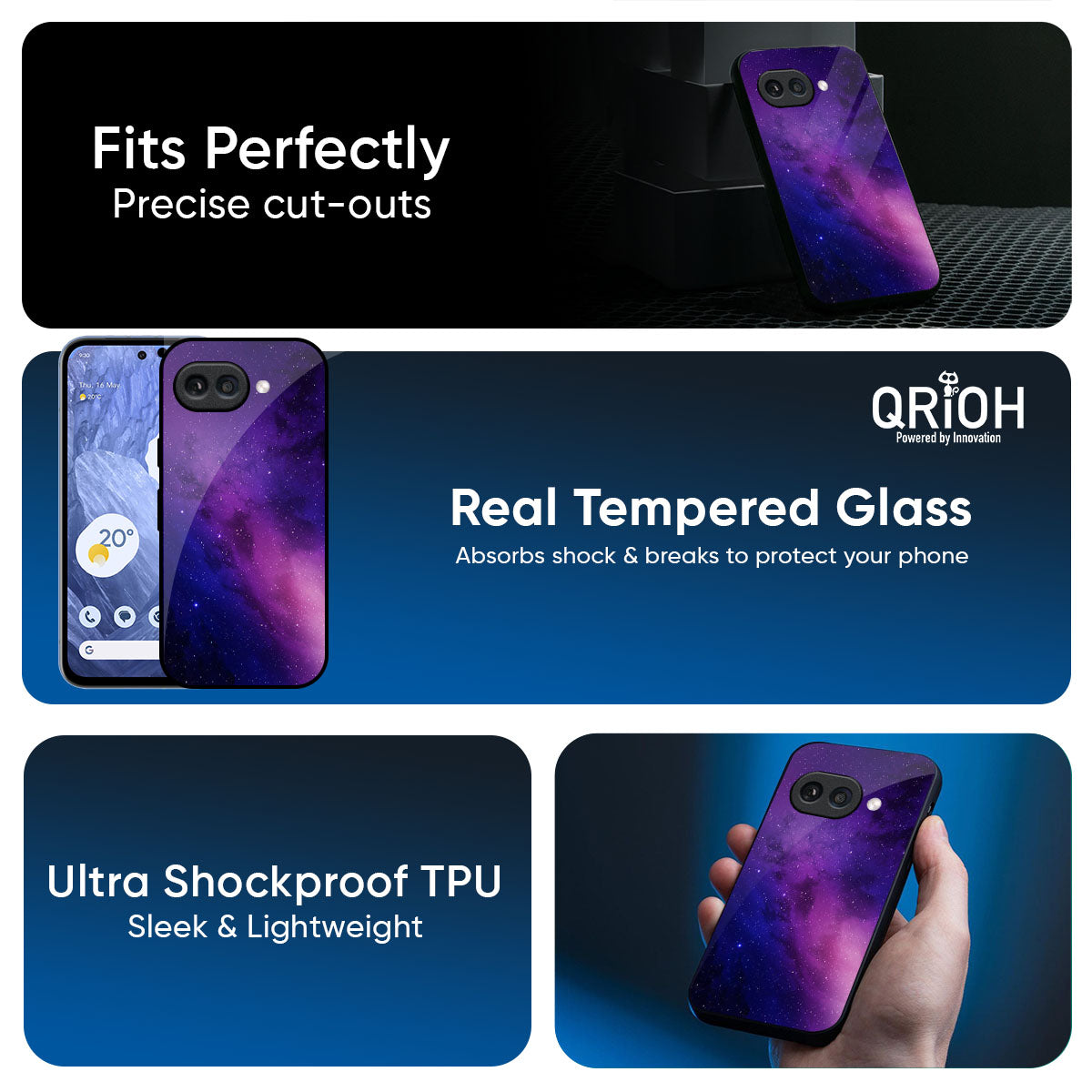 Stars Life Glass Case For Google Pixel 9A