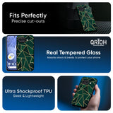 Abstract Green Glass Case For Google Pixel 10A 5G