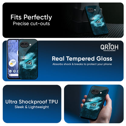 Power Of Trinetra Glass Case For Google Pixel 9A