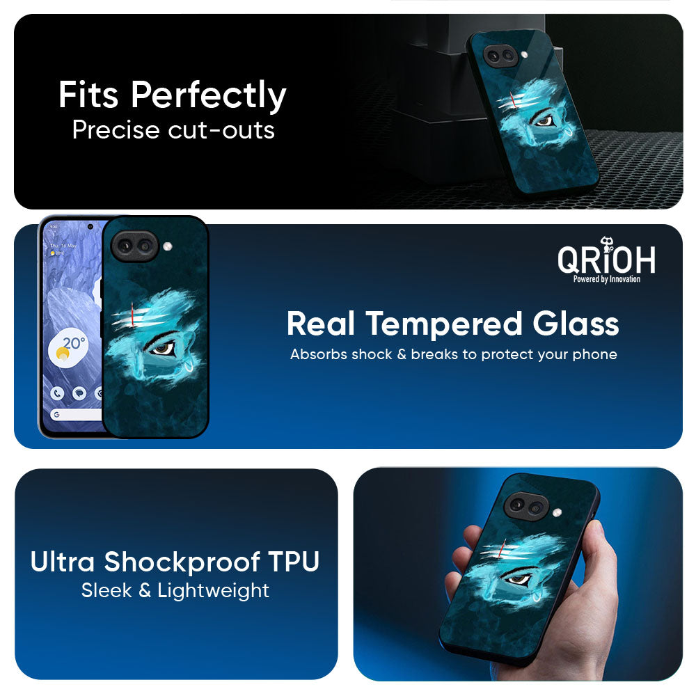 Power Of Trinetra Glass Case For Google Pixel 10A 5G