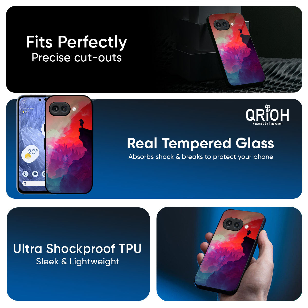 Dream So High Glass Case For Google Pixel 9A