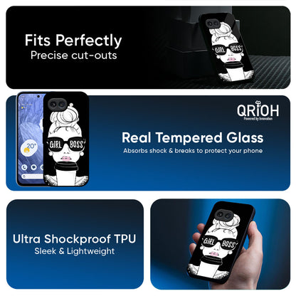Girl Boss Glass Case For Google Pixel 10A 5G