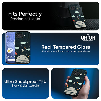 Astronaut Dream Glass Case For Google Pixel 10A 5G