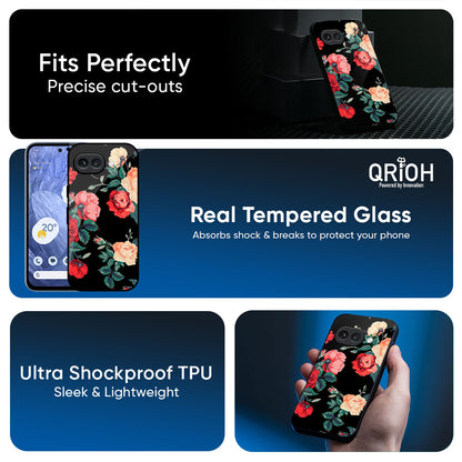 Floral Bunch Glass Case For Google Pixel 9A