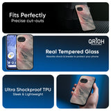 Pink And Grey Marble Glass Case For Google Pixel 9A