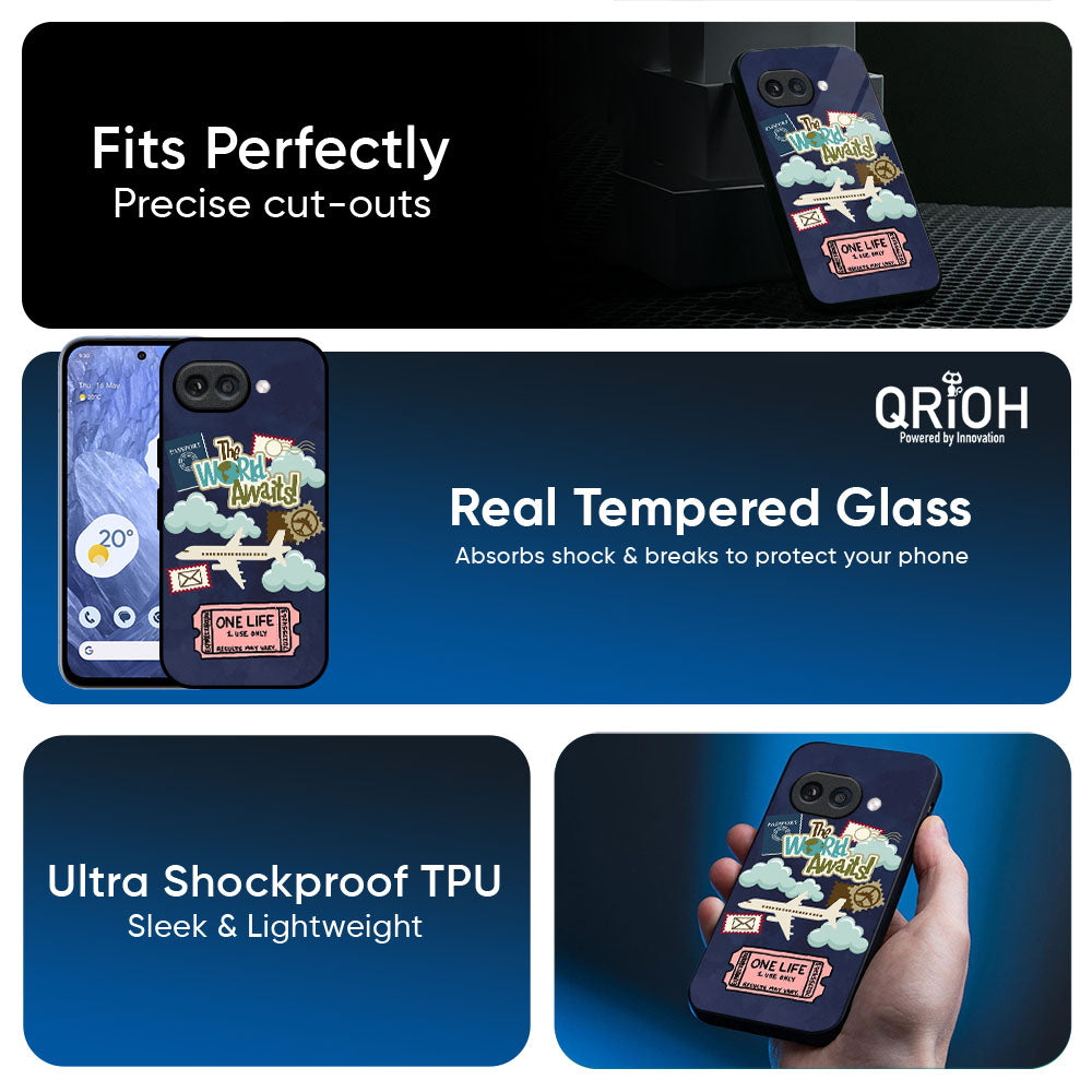 Tour The World Glass Case For Google Pixel 10A 5G