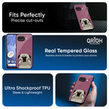 Funny Pug Face Glass Case For Google Pixel 9A