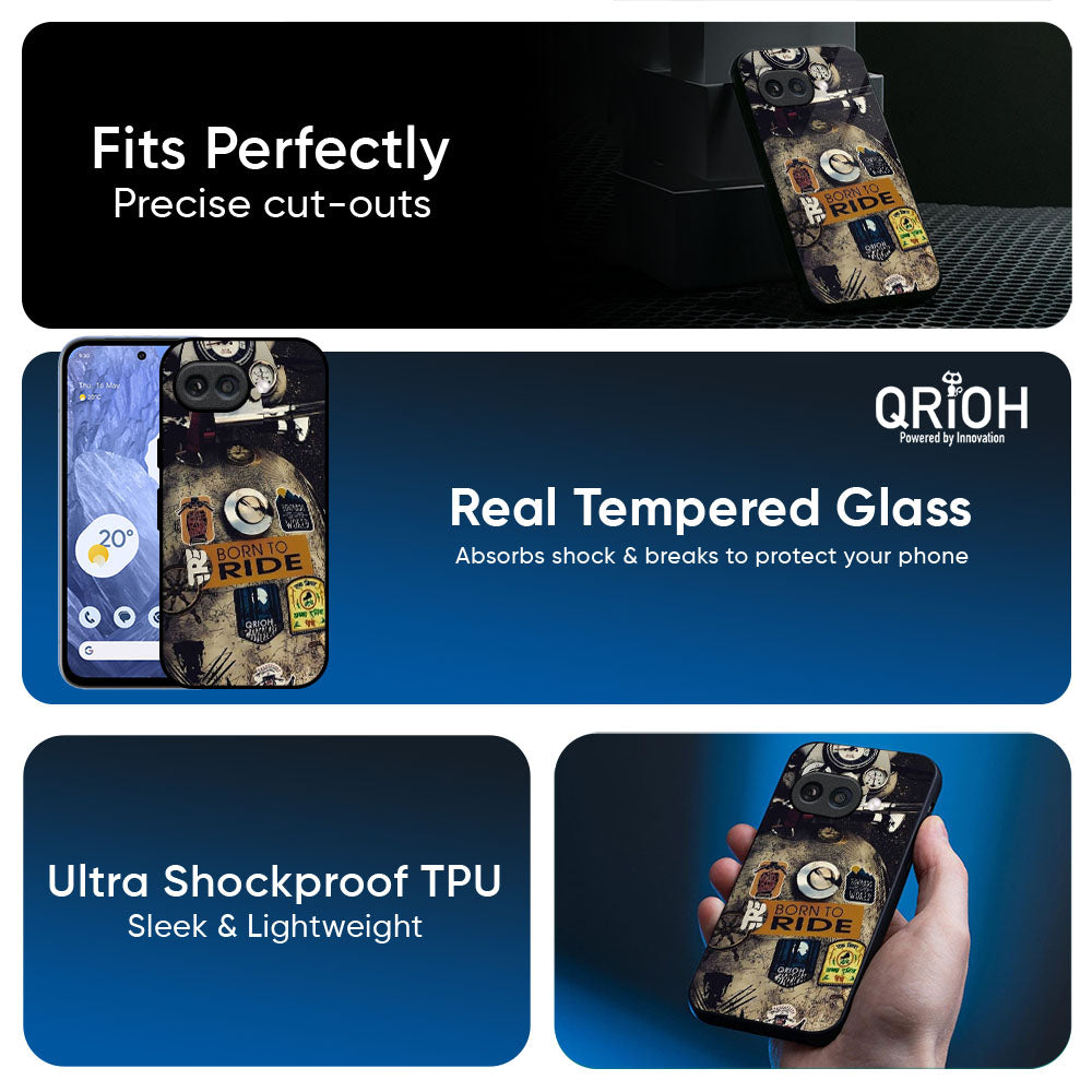Ride Mode On Glass Case for Google Pixel 10A 5G