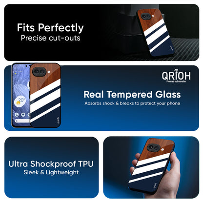Bold Stripes Glass Case for Google Pixel 9A