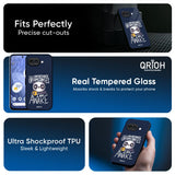 Struggling Panda Glass Case for Google Pixel 10A 5G
