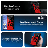 I Am A King Glass Case for Google Pixel 9A