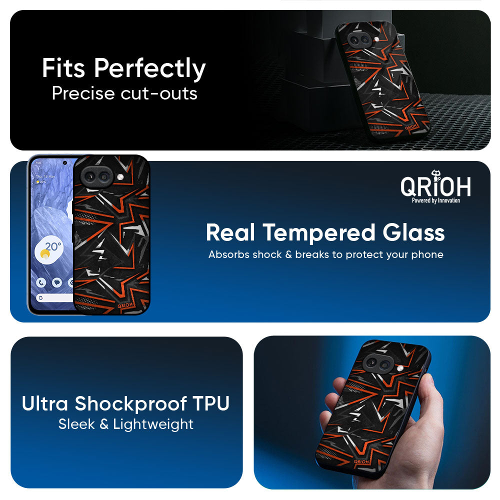 Vector Art Glass Case for Google Pixel 10A 5G