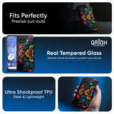 Retro Gorgeous Flower Glass Case for Google Pixel 9A