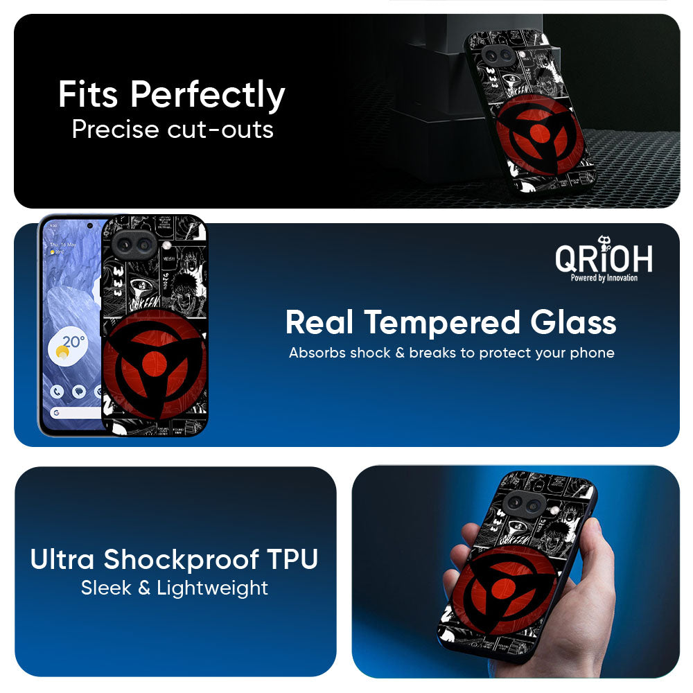 Sharingan Glass Case for Google Pixel 10A 5G