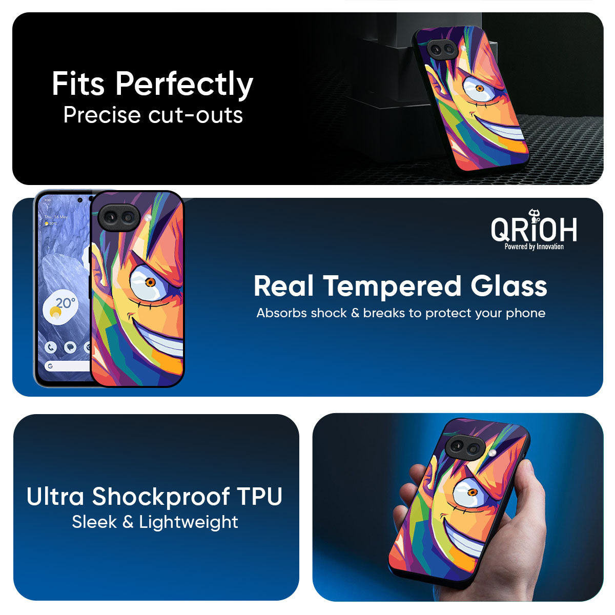 Monkey Wpap Pop Art Glass Case for Google Pixel 9A