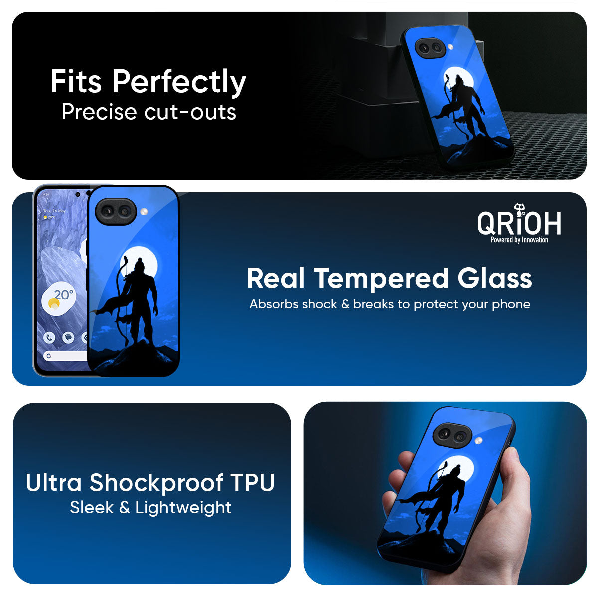 God Glass Case for Google Pixel 9A