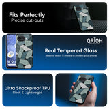 Abstact Tiles Glass Case for Google Pixel 9A
