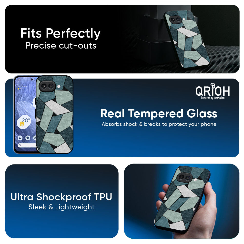 Abstact Tiles Glass Case for Google Pixel 10A 5G
