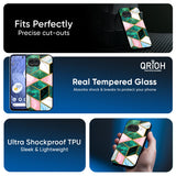 Seamless Green Marble Glass Case for Google Pixel 9A