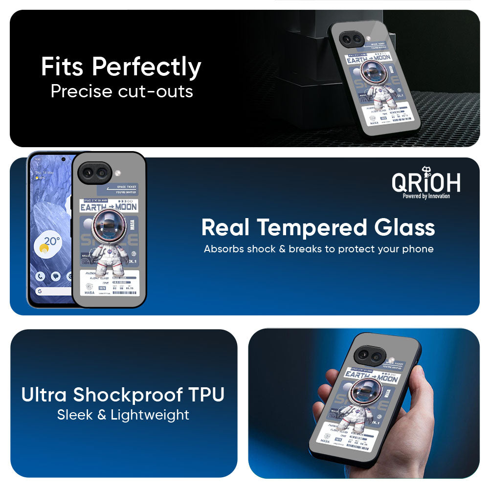 Space Flight Pass Glass Case for Google Pixel 10A 5G