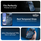 Deep Ocean Marble Glass Case for Google Pixel 9A