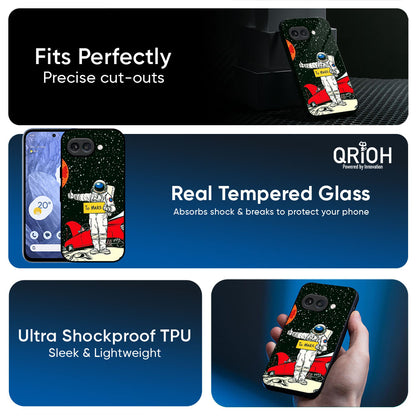 Astronaut on Mars Glass Case for Google Pixel 10A 5G