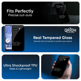 Black Soul Glass Case for Google Pixel 9A