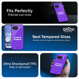 Make it Happen Glass Case for Google Pixel 9A