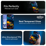Multicolor Oil Painting Glass Case for Google Pixel 10A 5G