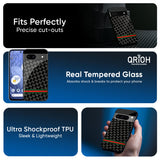 Branded Texture Glass Case for Google Pixel 9 Pro XL