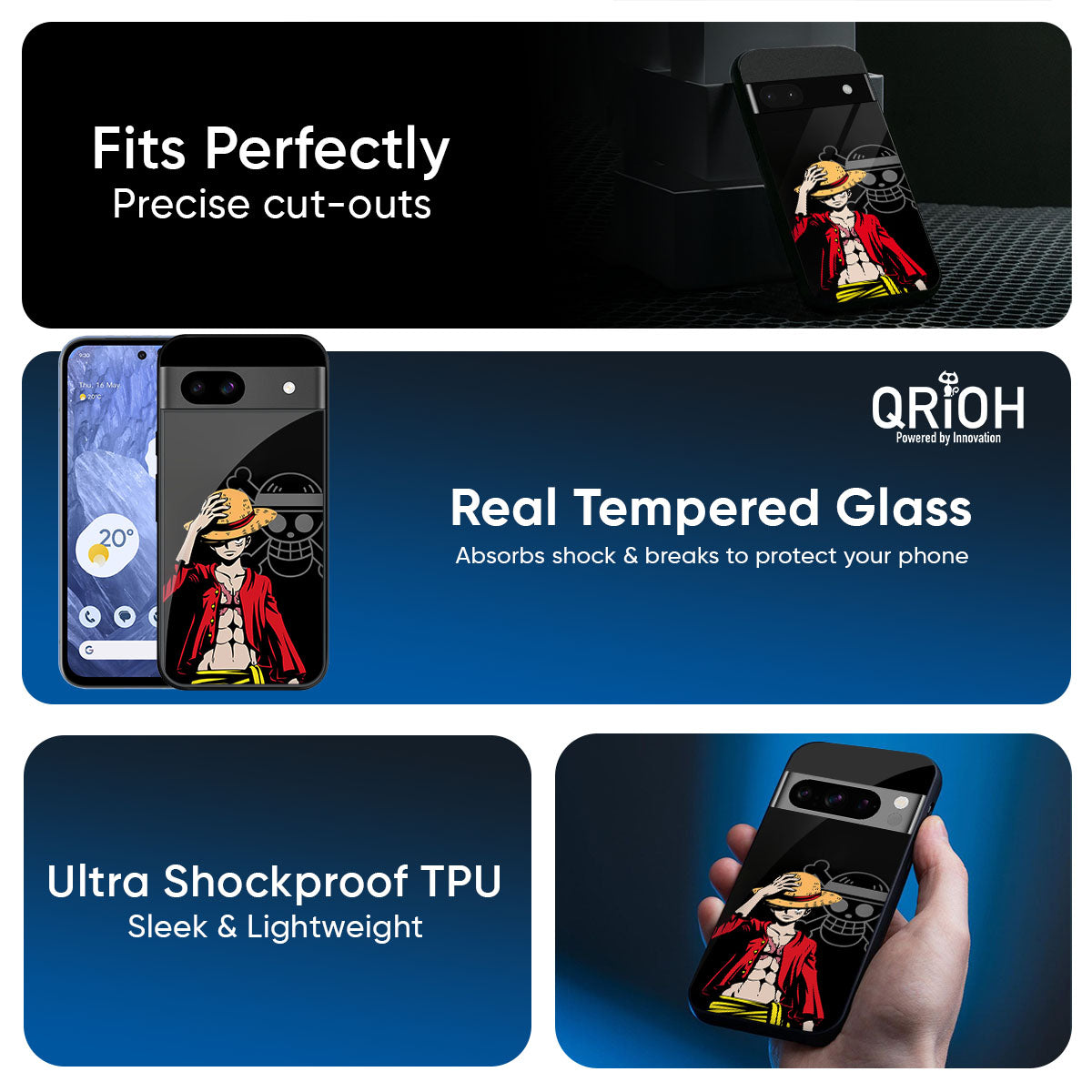 Hat Crew Glass Case for Google Pixel 9 Pro