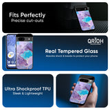 Alcohol ink Marble Glass Case for Google Pixel 9 Pro